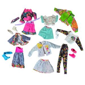 Barbie Vintage 90's Neon Clothes Bundle